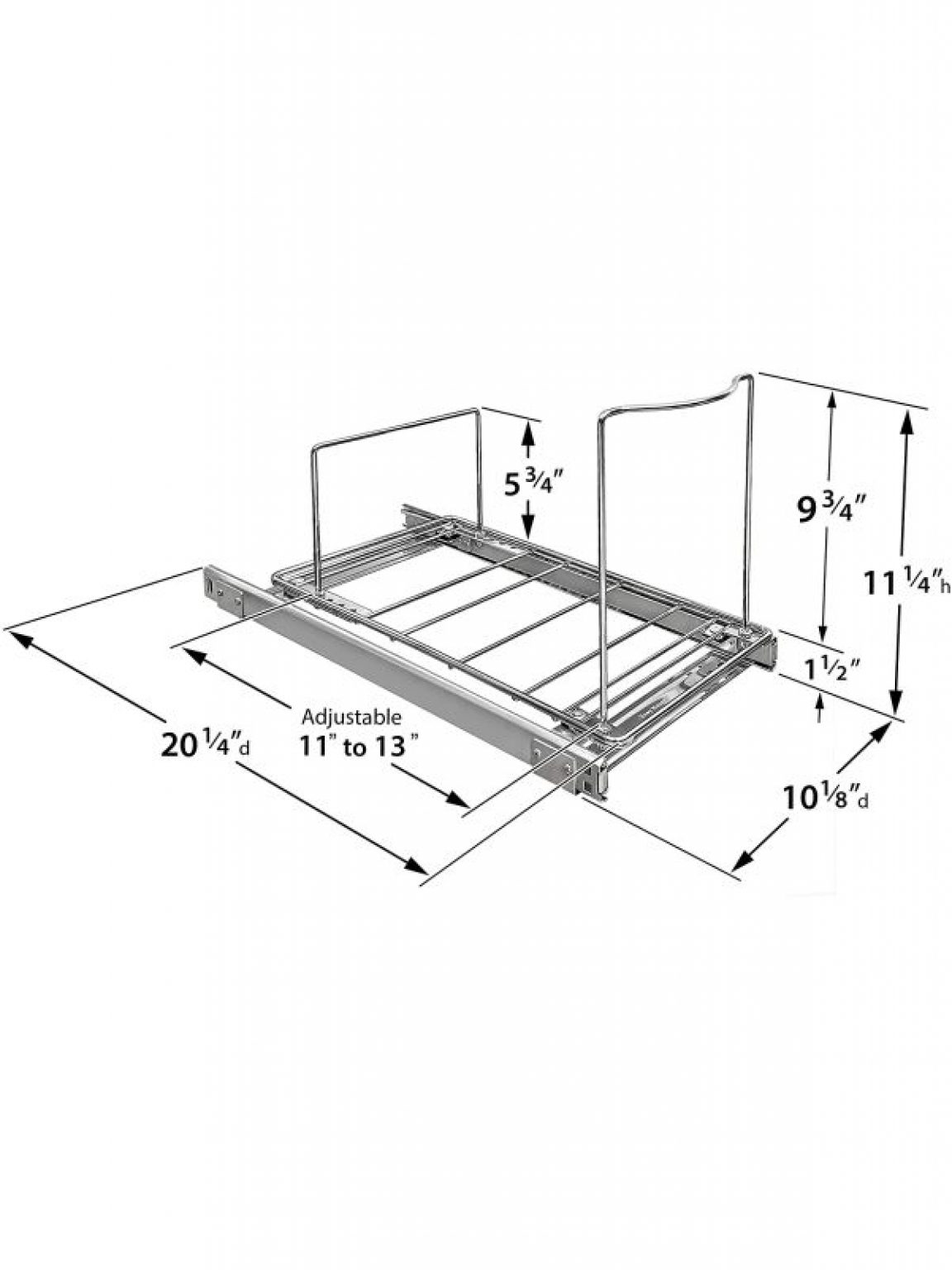 Excelente soporte ajustable y extraíble para botes de basura