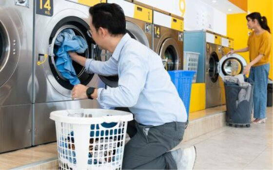 Negocio de lavanderia automatica