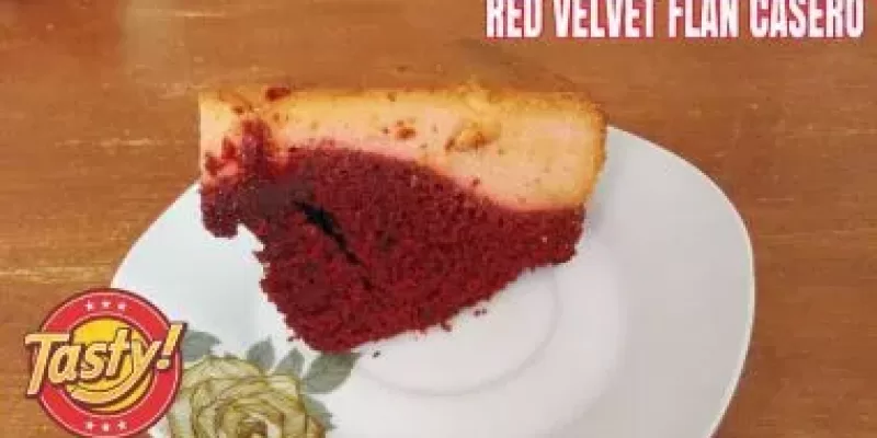 RED VELVET FLAN similar al pastel imposible choco flan